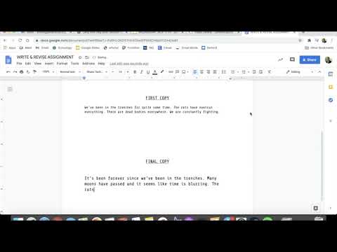 11/11 Assignment Instruction Video