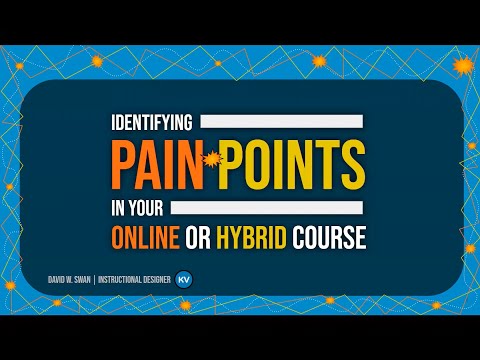 Identifying Pain Points in an Online Course