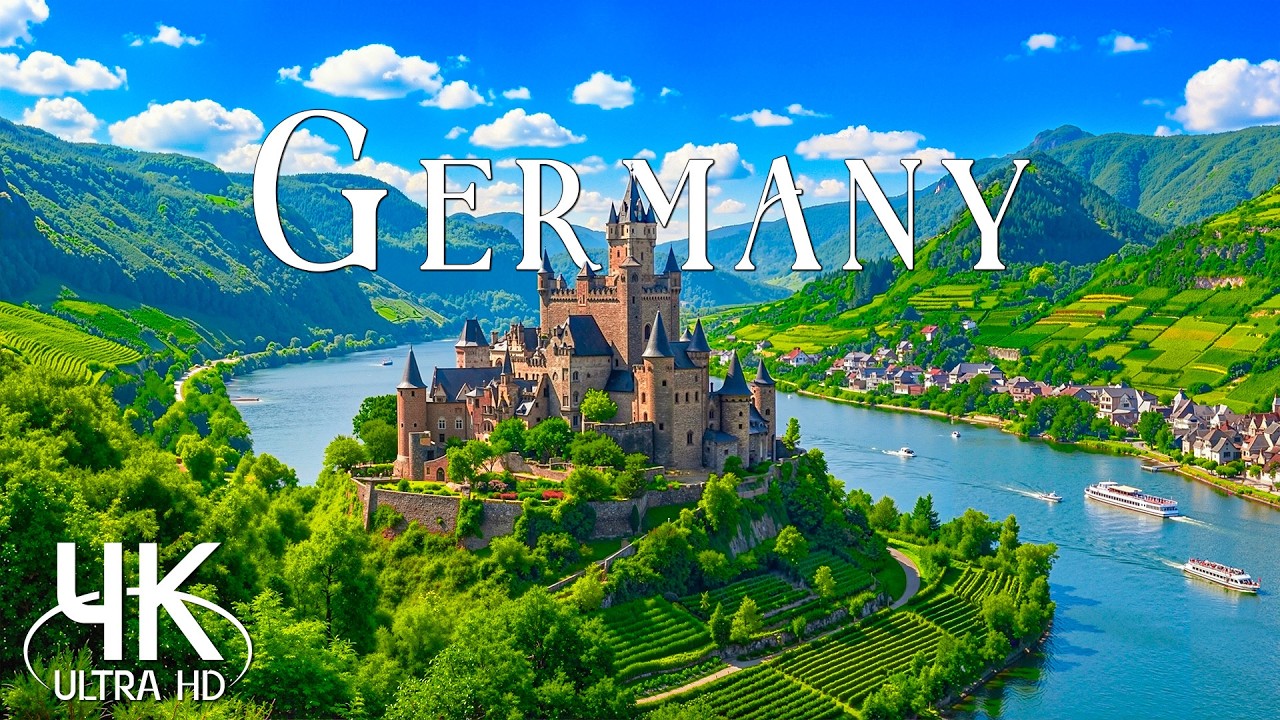 🏰 Germany in 4K 🏰 | Fairytale Castles, Romantic Landscapes & Relaxing Central European Ambience