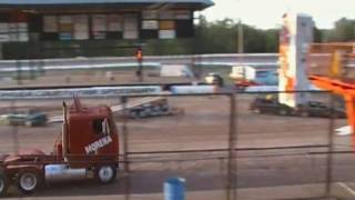 2010 Cayuga County Demo Derby Rig Crash