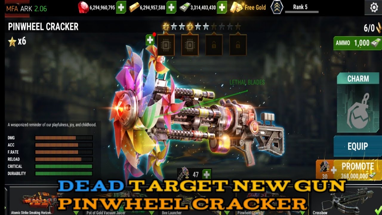 Dead target new Gun pinwheel cracker Powerfull gunโ ๏ธ๐ all rider king 2. ...