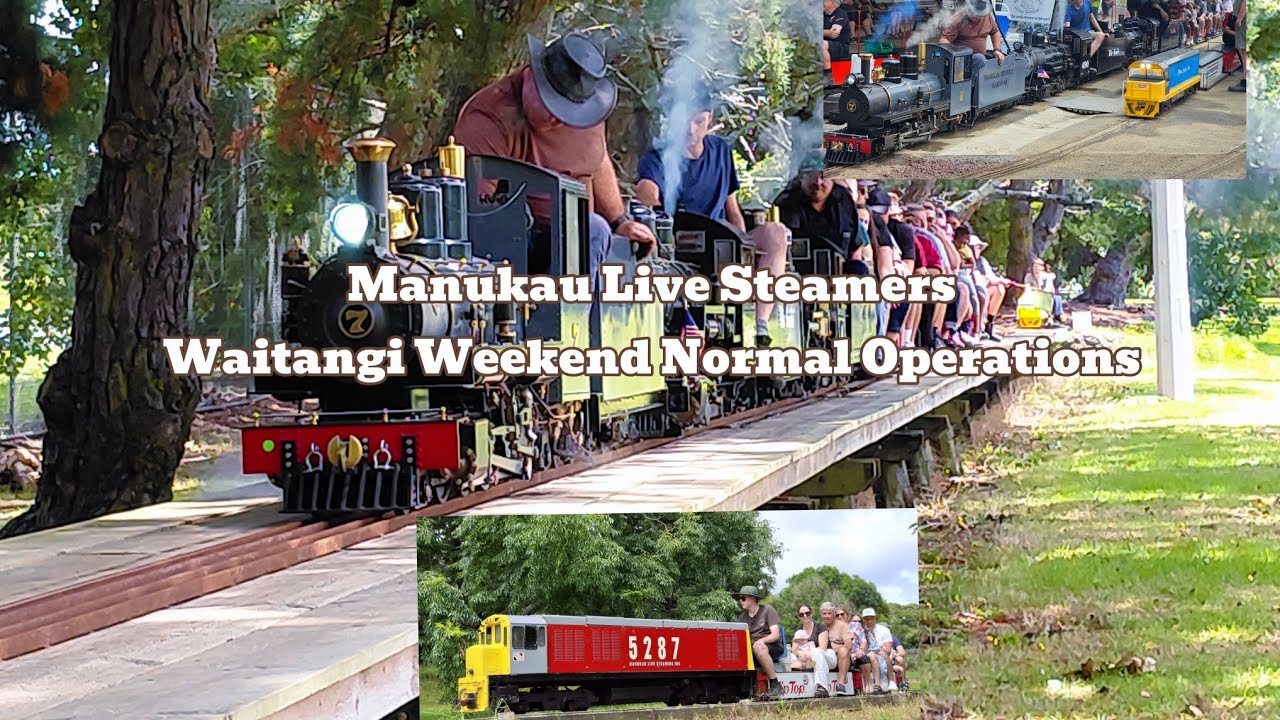 Manukau Live Steamers Waitangi Weekend Normal Operations 