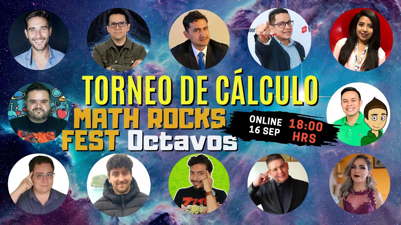 OCTAVOS de Final del TORNEO de CÁLCULO del Math Rocks Fest - YouTube