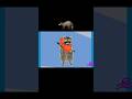 a raccoon in a bandana dancing #animation