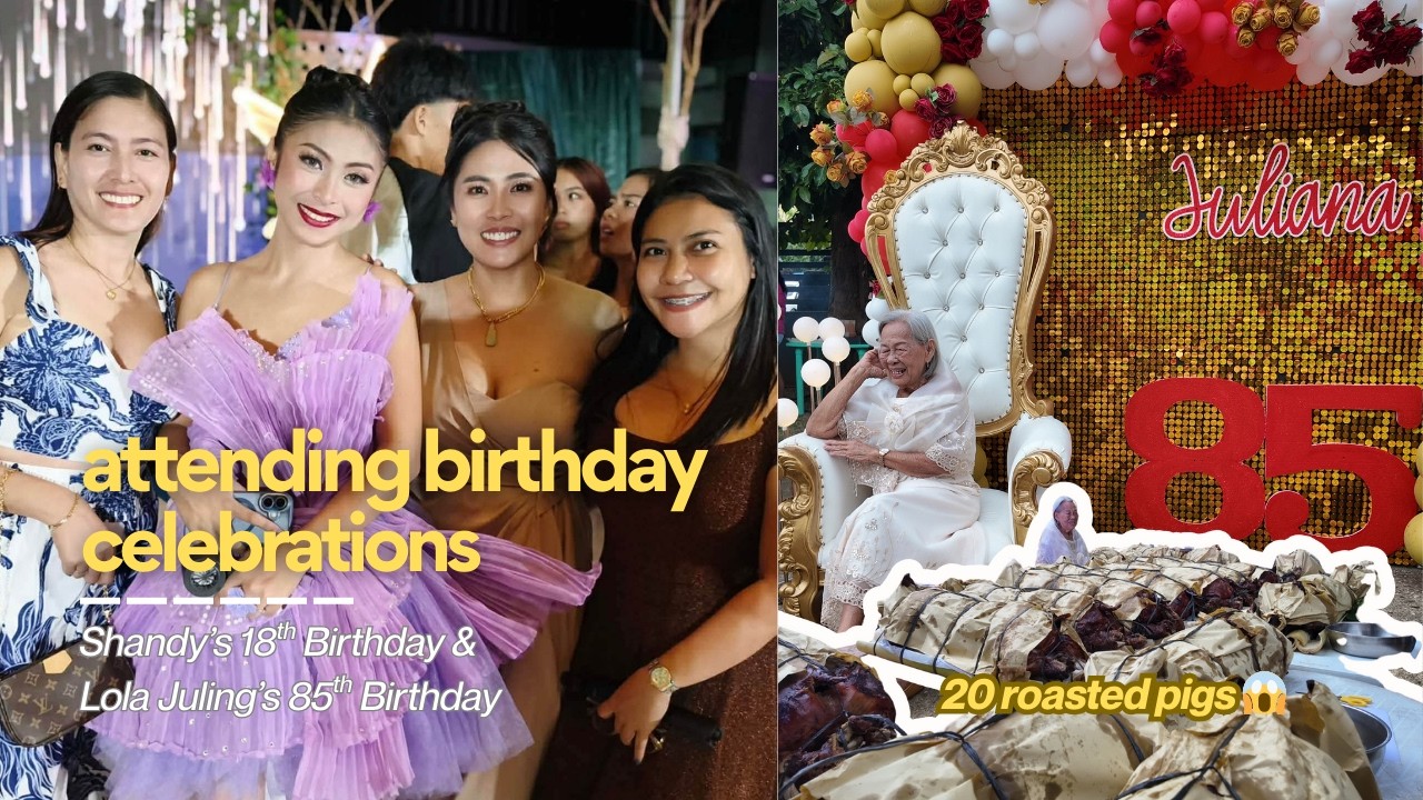 Посещение празднований дня рождения | 18-летие Шэнди и 85-летие Лолы Джулинг
