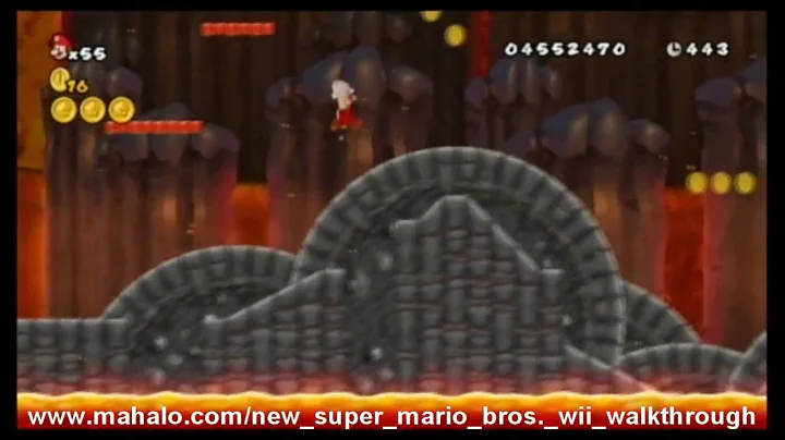 New Super Mario Bros. Wii Walkthrough - World 8-2