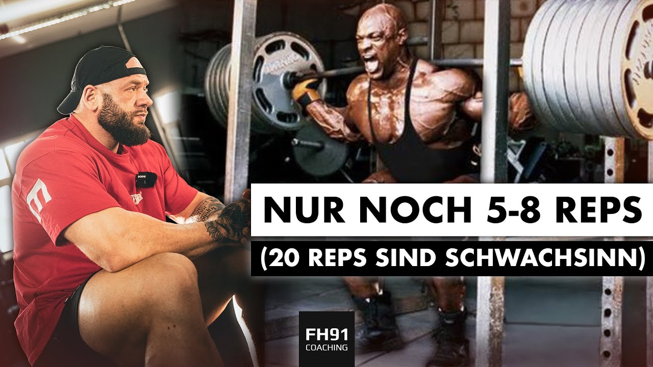Sind 5-8 Reps DAS Geheimnis für Muskelwachstum? Warum du keine High Reps brauchst 🦾