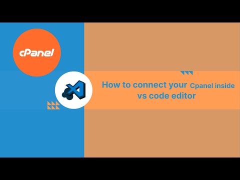 How to edit / update cpanel files using vs code !