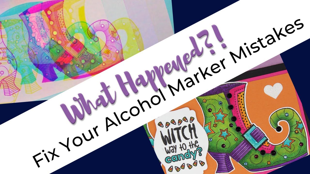 I Used Alcohol Markers on WHICH Cardstock! Really? (with Video Tutorial) 