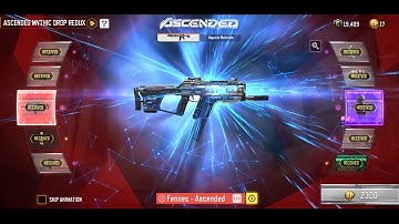 BUYING COMPLETE ASCENDED MYTHIC DROP REDUX | MYTHIC FENNEC REDUX DRAW | ARTERY EXOSKELETON | CODM