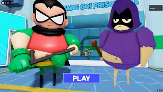 TEEN TITANS GO BARRY'S PRISON RUN Obby New Update Roblox - All Bosses Battle FULL GAME #roblox