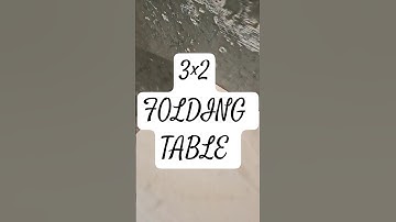 3×2 folding table #foldingfurniture #foldingtable #foldabletable #spacesavingfurniture #trending