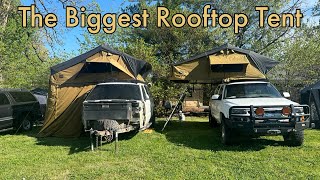 This Tent is Huge! CVT 3 Sisters Tent Install