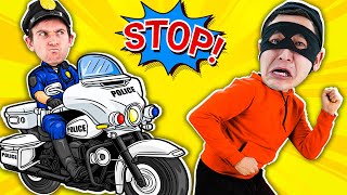 Policeman and Police Girl Song 👮‍♂️🚓🚨 + Wheels On The Bus | Best Kids Songs And Nursery Rhymes