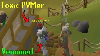 TOXIC PLAYER GETS WHAT HE DESERVED (DIED IN BANK) - OSRS HIGHLIGHTS FUNNY, EPIC & WTF MOMENTS | 110