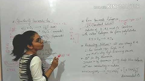 Chemical properties of group-1 elements (S-block)  Ft. Pooja Sharma
