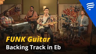 Vignette de la vidéo "Funk Guitar Backing Track (key of Eb) | James Brown-inspired Track for Guitar"