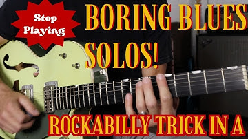 Stop Playing Boring Blues Solos – Try This Rockabilly Trick in A - Diminished and minor V