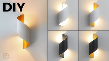 Home Decor Idea - DIY Sconces (wall light