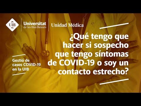 Vídeo: En contacte amb sospita de covid?