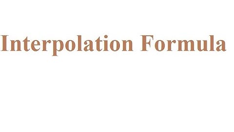 Prof. Sagar Santaji : Lecture 3 Interpolation formula (Unit 5)