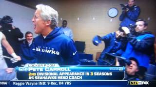 Pete Carroll after win against the Redskins