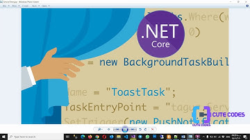 How to implement a background task with hosted services in ASP.NET Core
