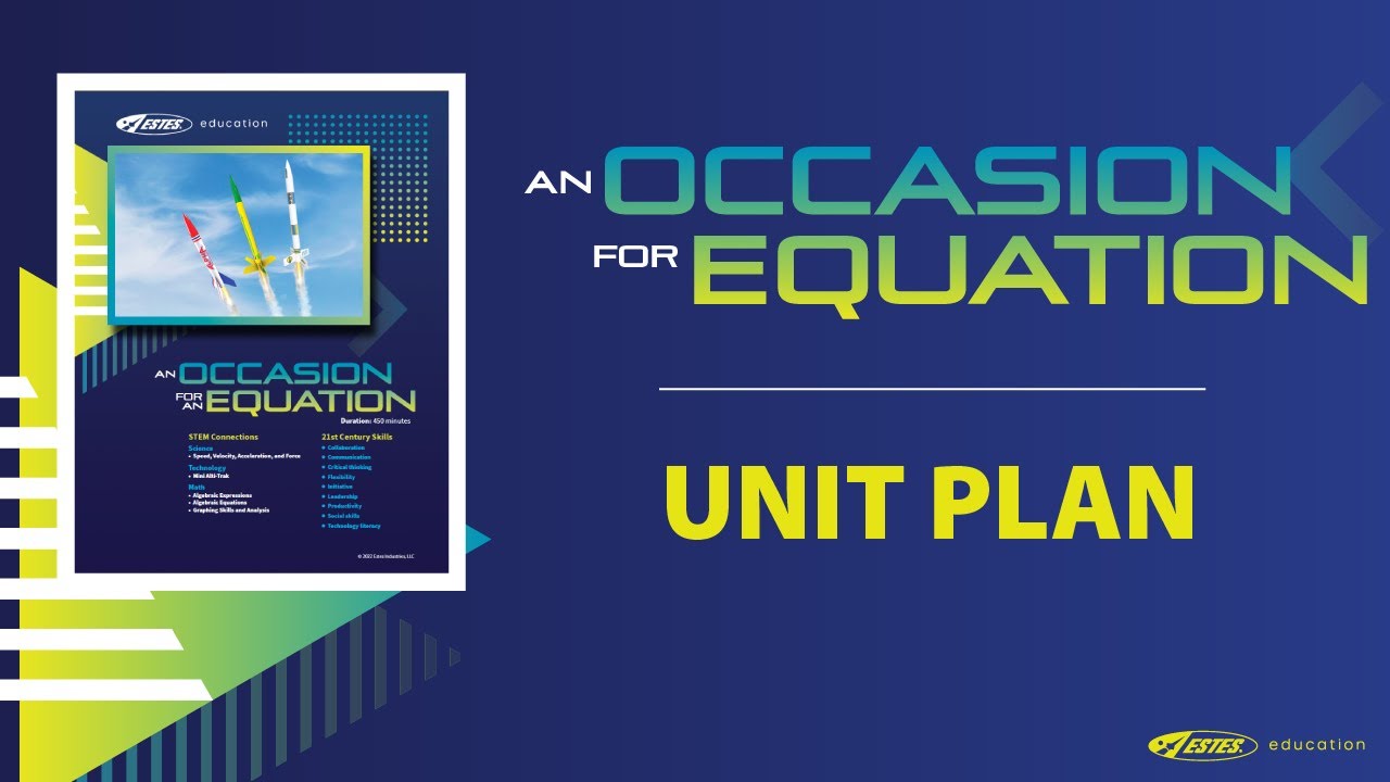 An Occasion for an Equation: A Free Estes Education Unit Plan! - YouTube