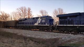 Extremely long SVTX empty coal train