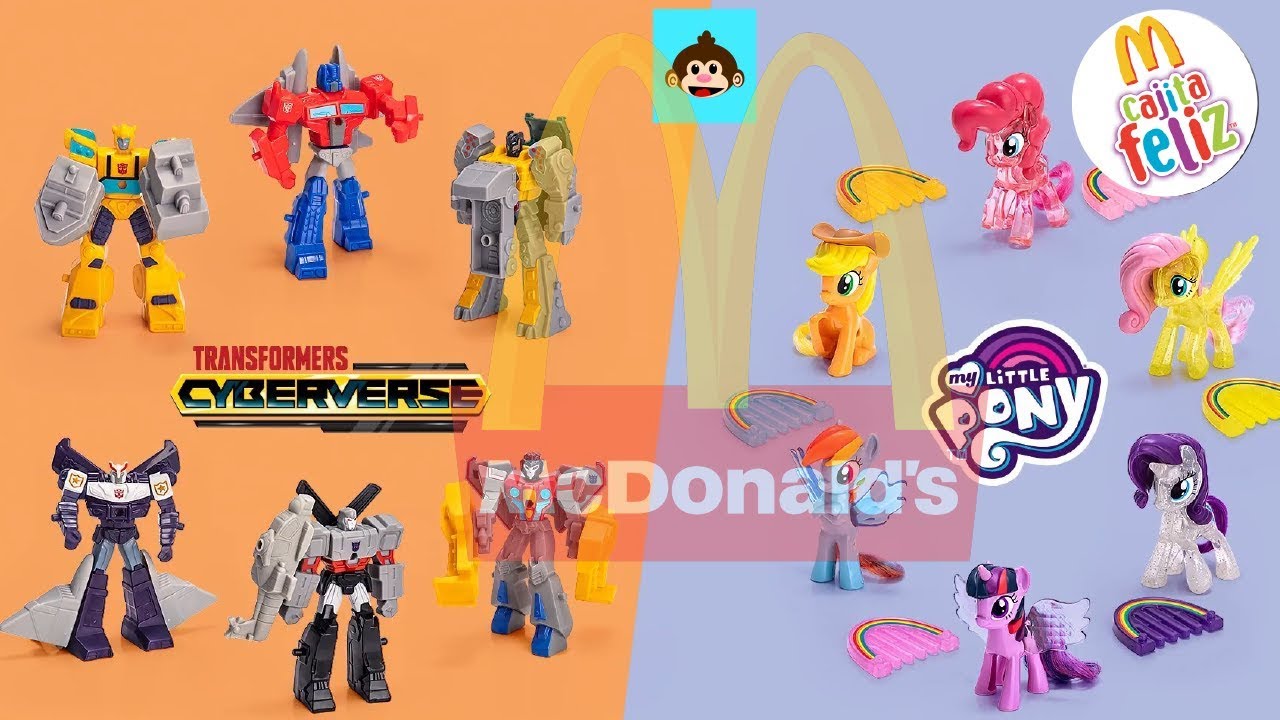 My Little Pony Y Transformers 2019 Nueva Cajita Feliz McDonalds - YouTube