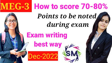How to attempt paper..best way of answer writing..pages ..sheets divide into question..meg-3