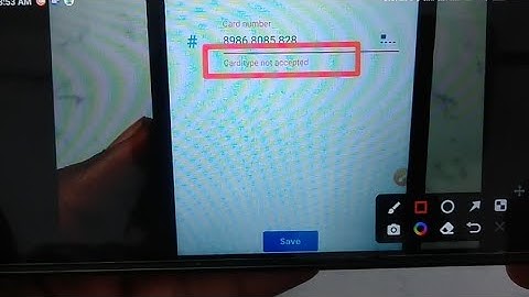 How to fix Card type not accepted problem solve in Google pay | Card type not accepted