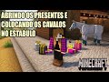 MUITOS PRESENTES E COLOCANDO OS CAVALOS NO ESTABULO NOVO! - minecraft roleplay - parte 57