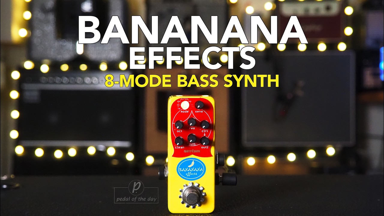 Bananana Effects // MATRYOSHKA 8 Mode Bass Synth (Bass Demo) - YouTube