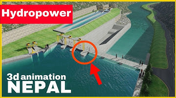 Hydropower 3D Animation in Nepal