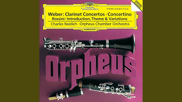 Rossini: Introduction, Theme & Variations for Clarinet and Orchestra in E-Flat Major: Tema....