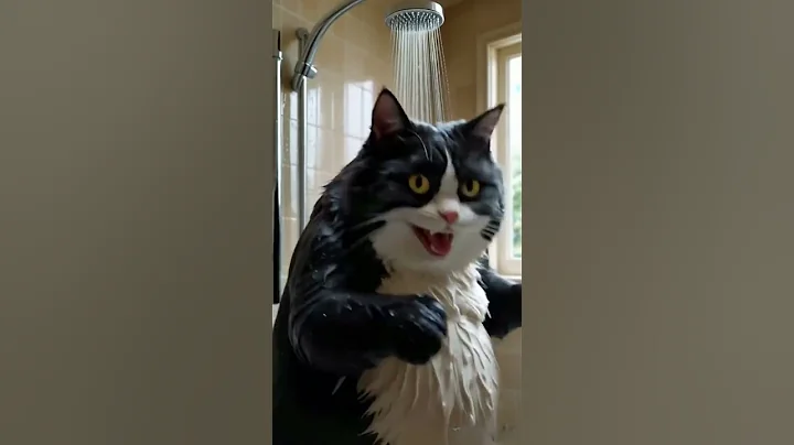 Watch the video about Bath #funny #dj #dance #cat #cats #kucing #shortvideo #shorts #short #remix #music #ai #fun #lucu