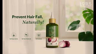 Prevent Hairfall and Strengthen Hair with Lotus Botanicals Red Onion Hair-Fall Control Hair Oil