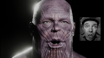 Thanos Face Motion Capture in Blender