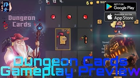Dungeon Cards - Gameplay (Rougelike Card Game) (Android / iOS Mobile Gaming)