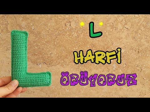 Amigurumi 'L' Harfi Yapılışı