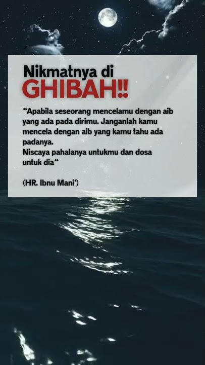 STORY WA DAKWAH 30 DETIK || NIKMATNYA DI GHIBAH...!!