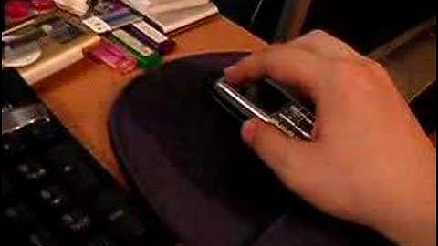 Nokia 6230i Used as Bluetooth Mouse via camera