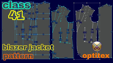 How To Draft A Blazer Jacket Pattern In Optitex Pds