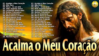 ACALMA O MEU CORAÇÃO LETRA 🙏 LINDAS MÚSICAS RELIGIOSAS CATÓLICAS DE LOUVOR E ADORACÃO CARISMÁTICOS