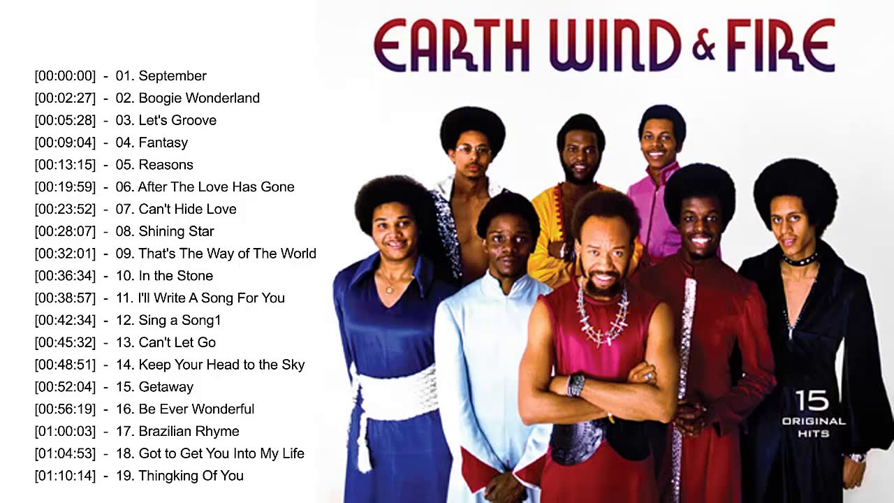 earth wind and fire tour song list