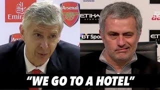 JOSE MOURINHO AND ARSENE WENGER'S LOVE AFFAIR