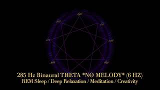 285 Hz Healing BINAURAL DELTA *NO MELODY* 1 HD 1080p