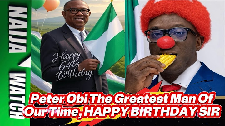 (19-7-25) Peter Obi, The Greatest Man Of Our Time, Happy Birthday Sir|