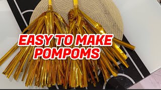 How to make PomPoms/ DIY/ Easy to do Pompoms